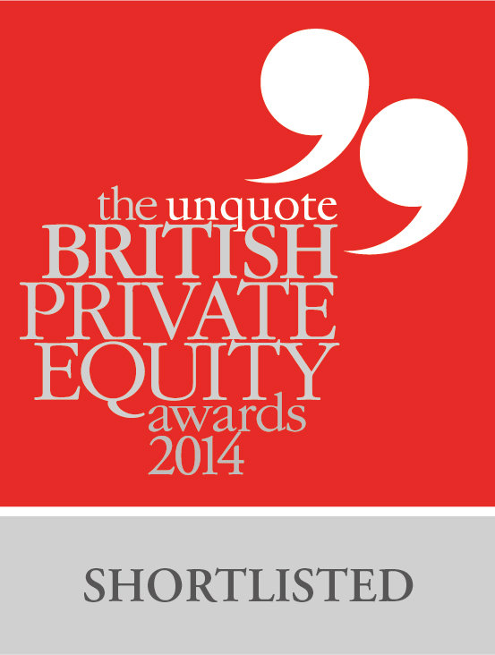Shortlisted logo - British Private Equity Awards 2014